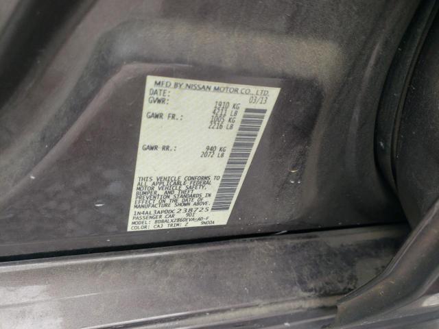 Photo 10 from auction – 2013 NISSAN ALTIMA 2.5 with VIN 1N4AL3AP0DC238725