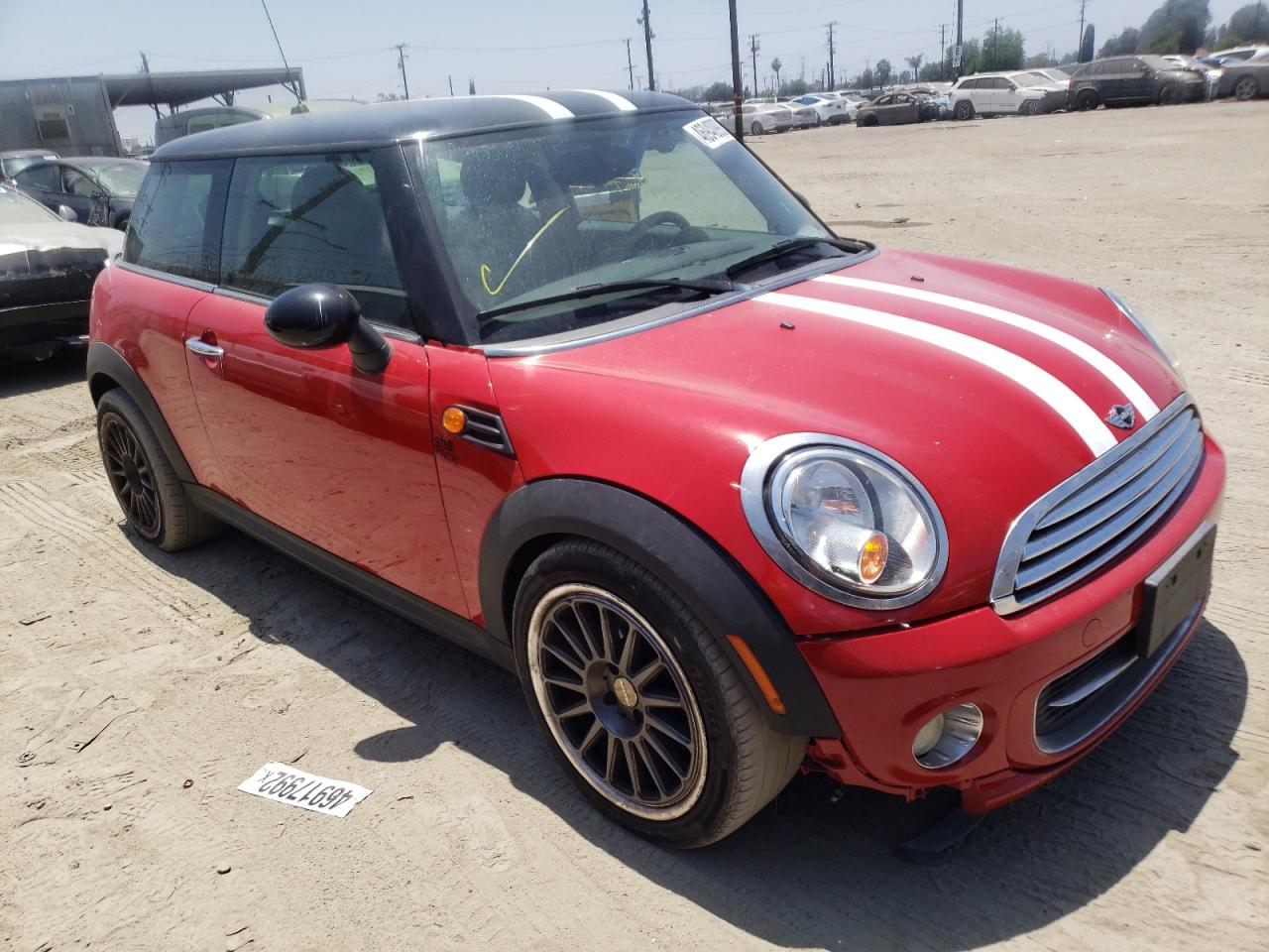 MINI COOPER 2013 with VIN WMWSU3C58DT683508 - Photo from auction