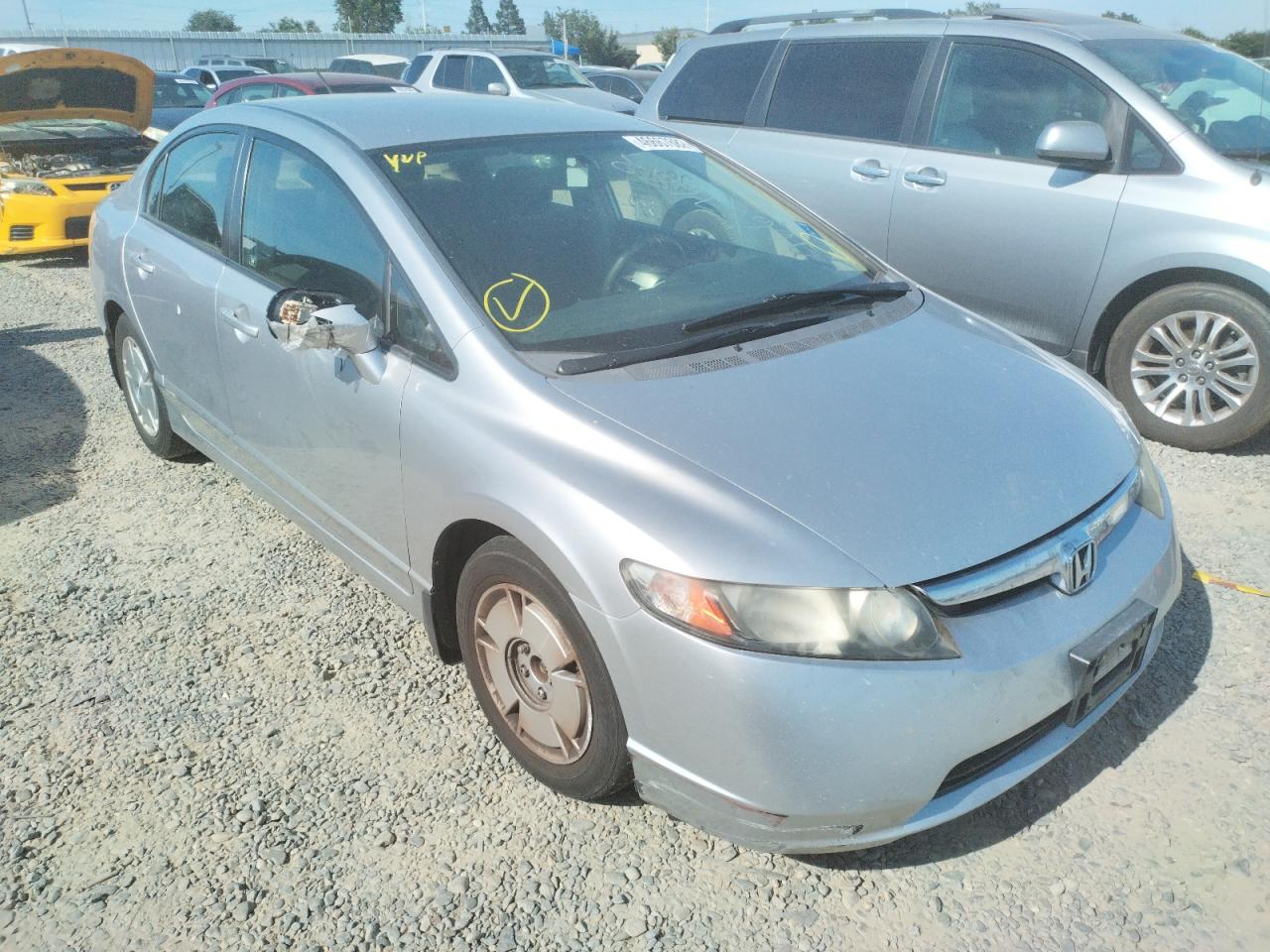 HONDA CIVIC HYBR 2008 with VIN JHMFA36248S002186 - Photo from auction