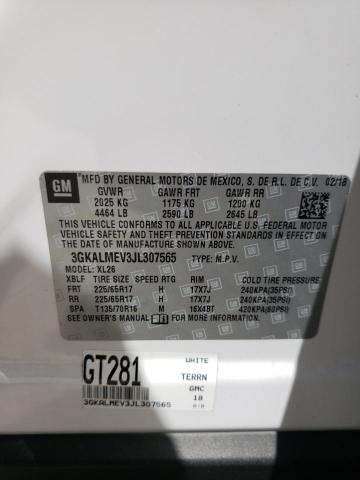 Photo 10 from auction – 2018 GMC TERRAIN SL with VIN 3GKALMEV3JL307565