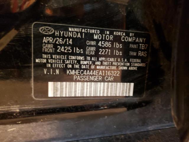 Photo 10 from auction – 2014 HYUNDAI SONATA HYB with VIN KMHEC4A44EA116322