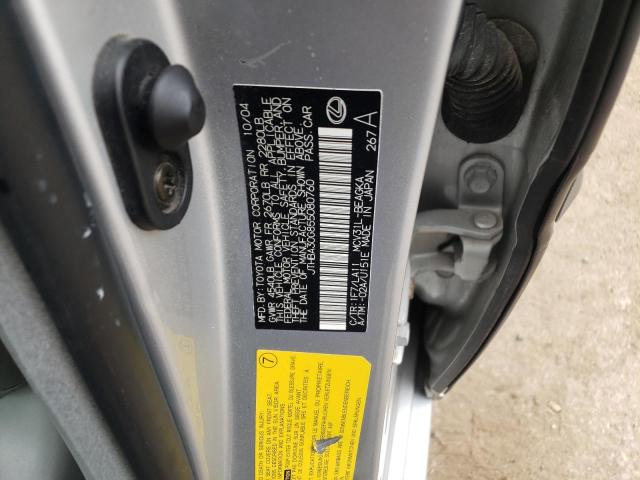 Photo 10 from auction – 2005 LEXUS ES 330 with VIN JTHBA30G855080760