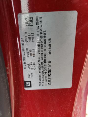 Photo 10 from auction – 2016 CADILLAC ATS with VIN 1G6AA1RX4G0118198