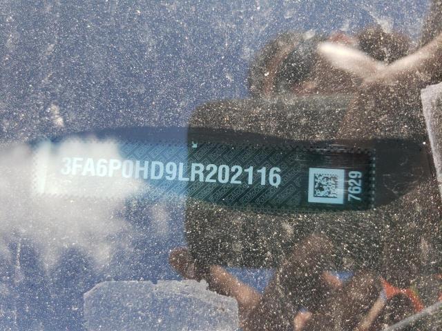 Photo 10 from auction – 2020 FORD FUSION SE with VIN 3FA6P0HD9LR202116