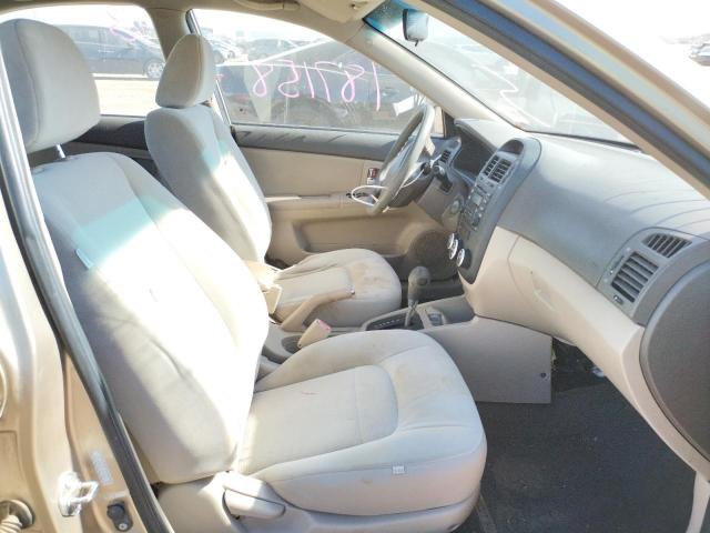 Photo 5 from auction – 2008 KIA SPECTRA EX with VIN KNAFE121285562811