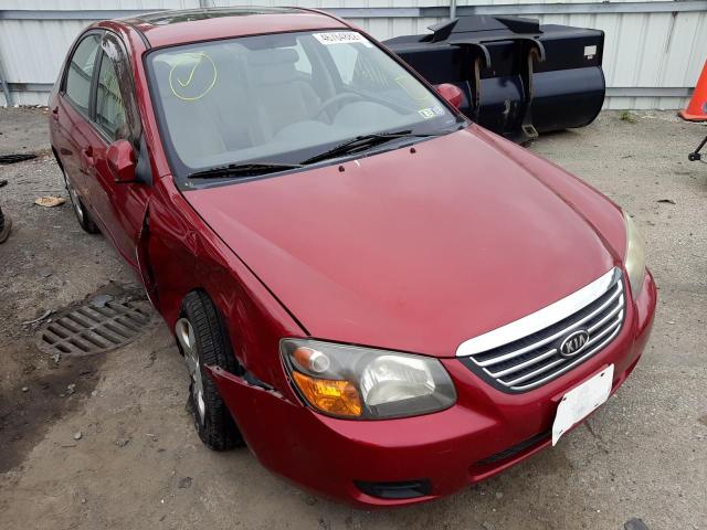 KIA SPECTRA EX 2009 with VIN KNAFE222995604021 - Photo from auction
