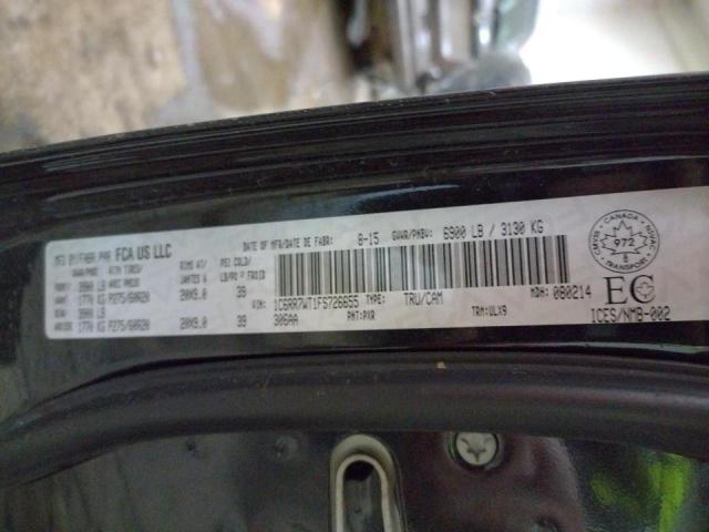 Photo 10 from auction – 2015 RAM 1500 LONGH with VIN 1C6RR7WT1FS726655