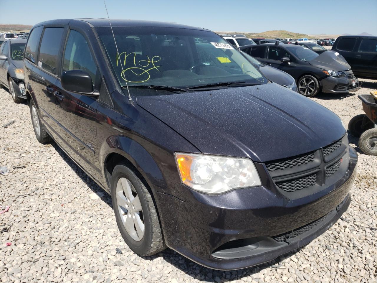 DODGE GRAND CARA 2013 with VIN 2C4RDGBG7DR648008 - Photo from auction