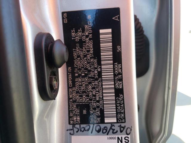 Photo 10 from auction – 2006 TOYOTA 4RUNNER SR with VIN JTEBU14R860094676