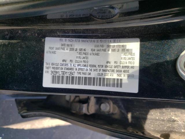 Photo 10 from auction – 2014 MAZDA 3 TOURING with VIN 3MZBM1L79EM112647