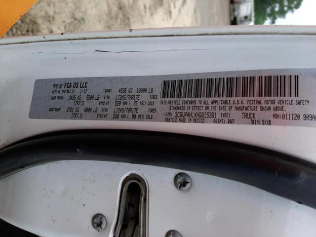 Photo 10 from auction – 2017 RAM 2500 ST with VIN 3C6UR4HLXHG615361