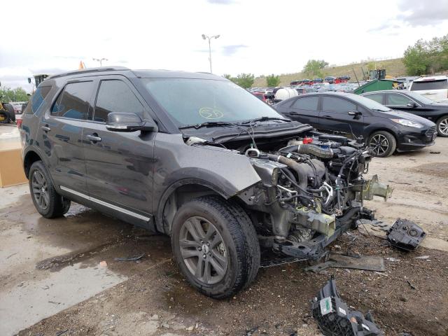 FORD EXPLORER X 2018 with VIN 1FM5K8DH1JGC71359 - Photo from auction