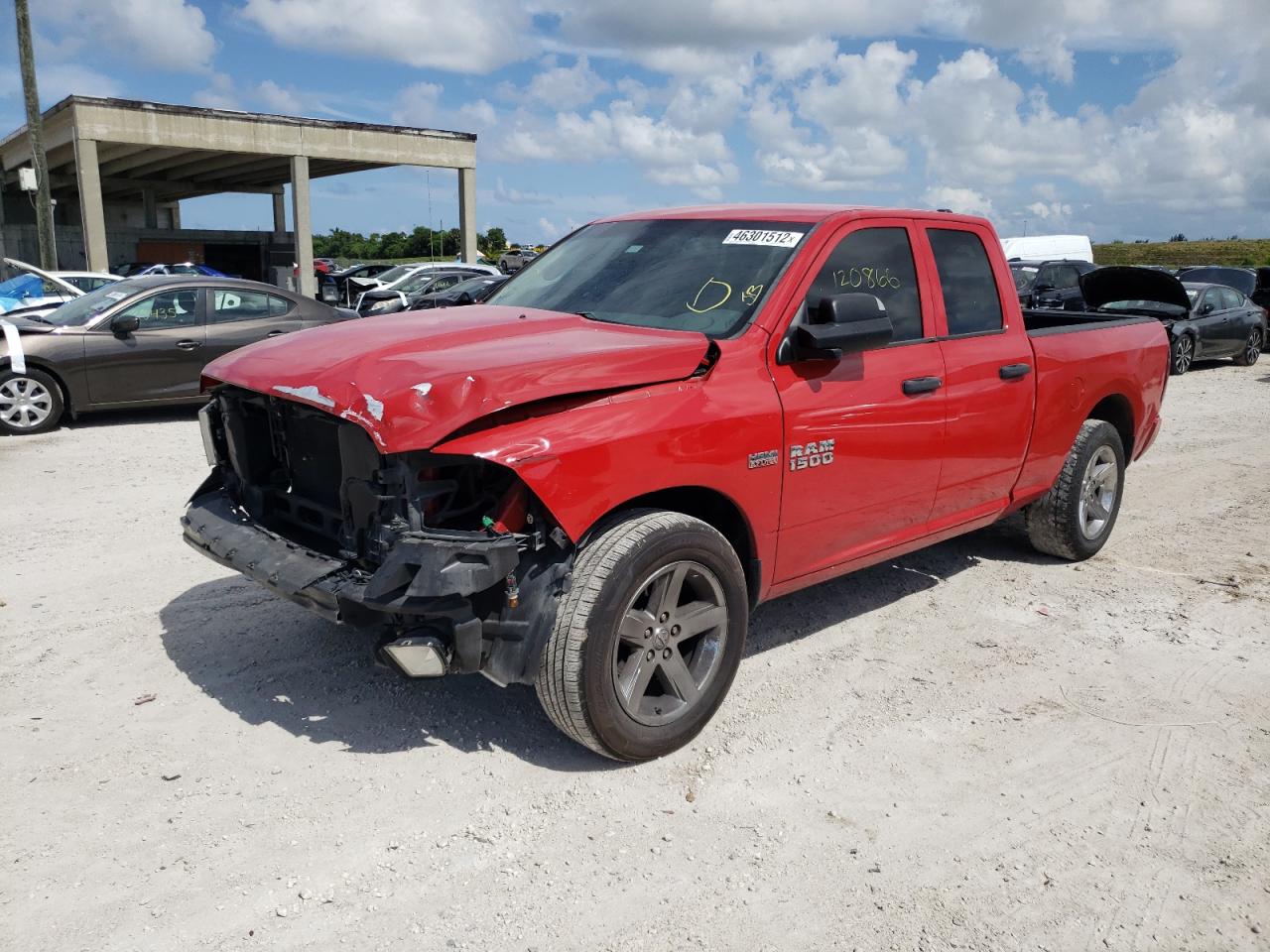 Photo 2 from auction – 2014 RAM 1500 ST with VIN 1C6RR6FT0ES135192