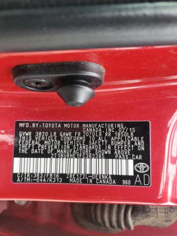 Photo 10 from auction – 2015 TOYOTA COROLLA L with VIN 2T1BURHE1FC362385