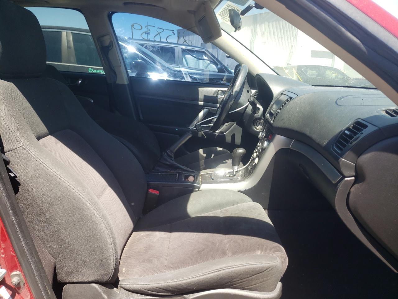 Photo 19 from auction – 2009 SUBARU LEGACY 2.5 with VIN 4S3BL616097211256