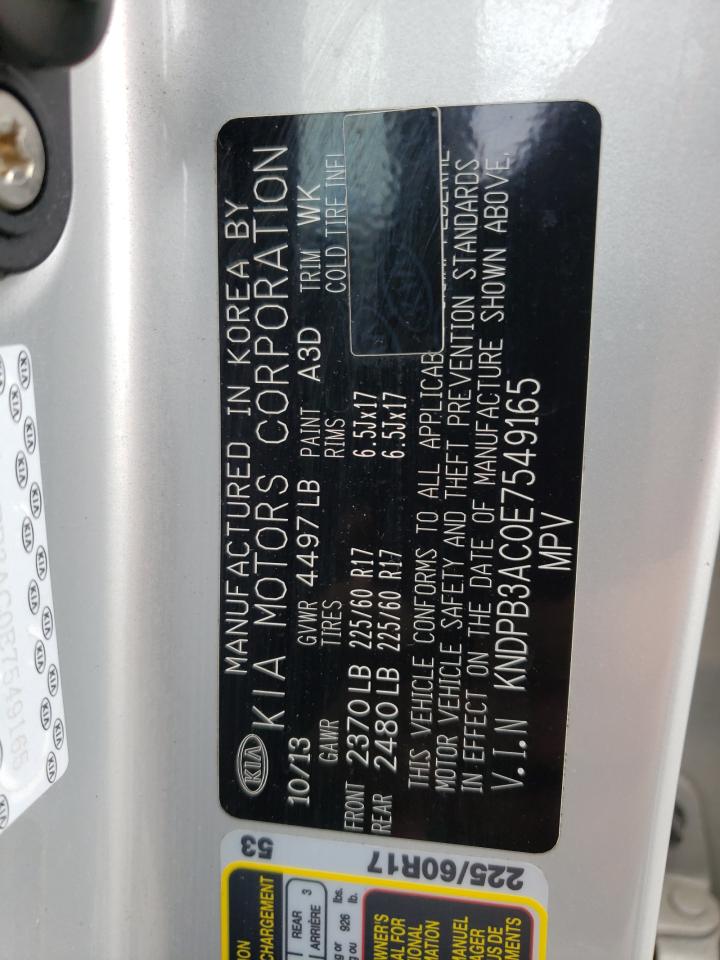 Photo 10 from auction – 2014 KIA SPORTAGE B with VIN KNDPB3AC0E7549165