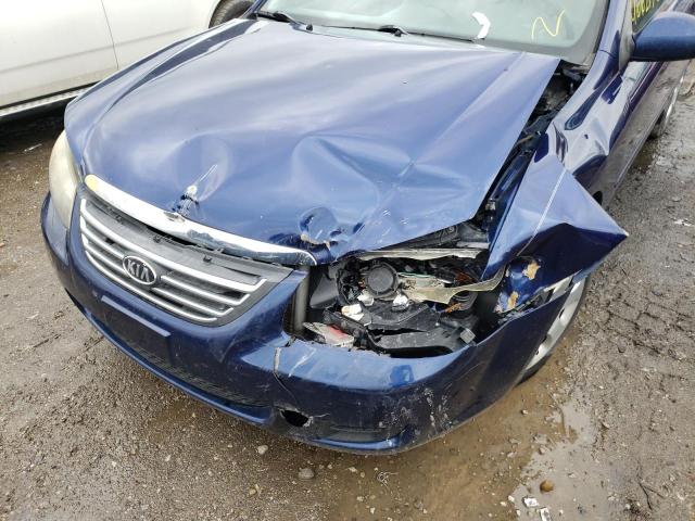 Photo 9 from auction – 2009 KIA SPECTRA EX with VIN KNAFE221095622222