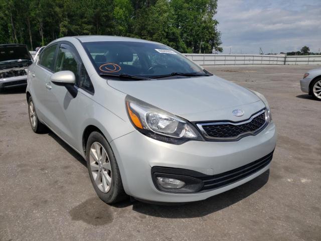 KIA RIO EX 2014 with VIN KNADN4A36E6319553 - Photo from auction