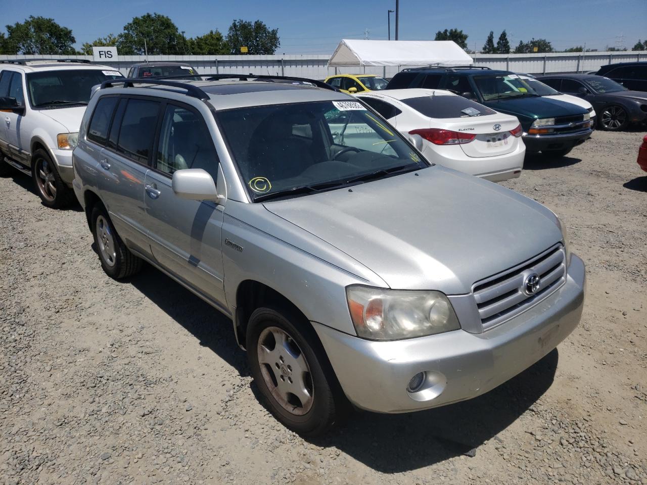 TOYOTA HIGHLANDER 2004 with VIN JTEEP21A640031954 - Photo from auction
