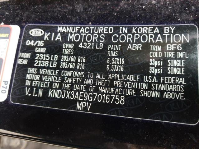 Photo 10 from auction – 2016 KIA SOUL EV + with VIN KNDJX3AE9G7016758