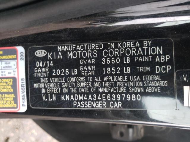 Photo 10 from auction – 2014 KIA RIO LX with VIN KNADM4A34E6397980