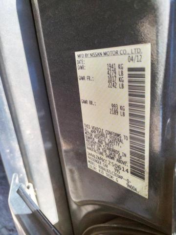 Photo 10 from auction – 2012 NISSAN ALTIMA BAS with VIN 1N4AL2AP6CC250614