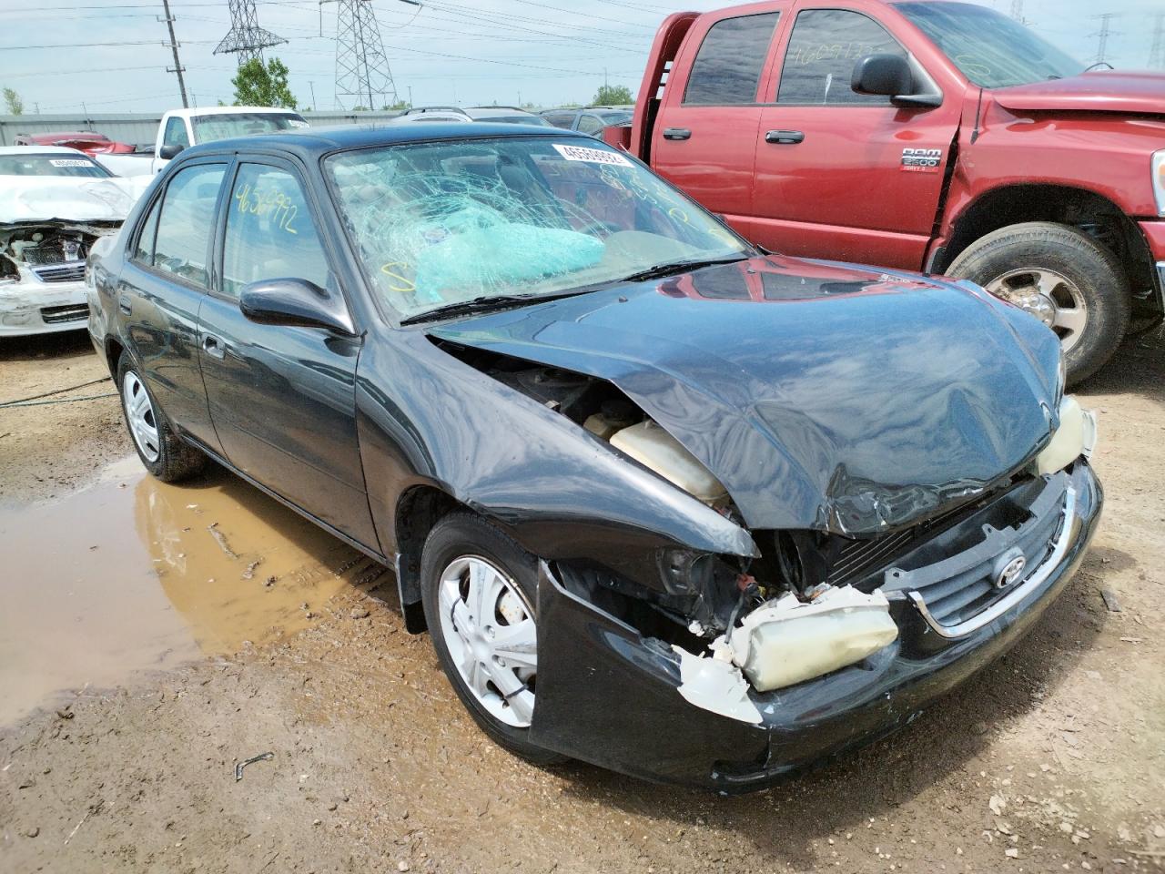TOYOTA COROLLA CE 2001 with VIN 2T1BR12E91C478227 - Photo from auction