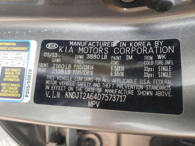 Photo 10 from auction – 2013 KIA SOUL + with VIN KNDJT2A64D7573717