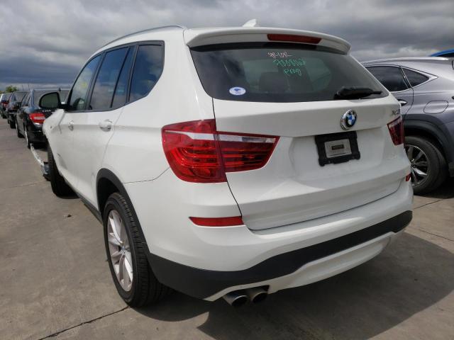 Photo 3 from auction – 2016 BMW X3 SDRIVE2 with VIN 5UXWZ7C50G0M83806