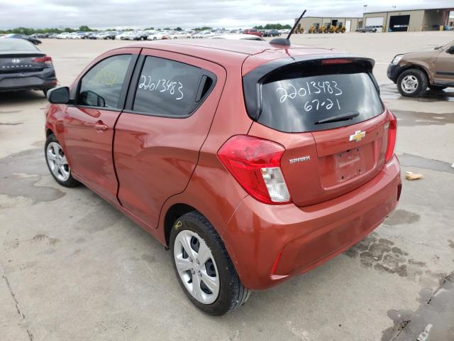 Photo 3 from auction – 2021 CHEVROLET SPARK LS with VIN KL8CB6SA8MC708901