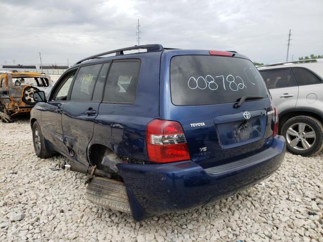 Photo 3 from auction – 2004 TOYOTA HIGHLANDER with VIN JTEGP21A840008782