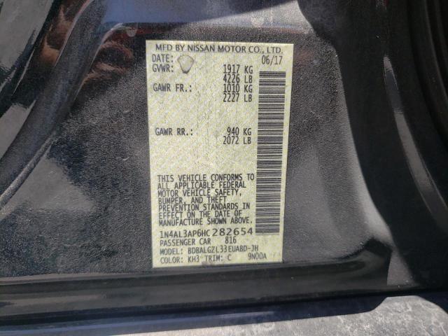 Photo 10 from auction – 2017 NISSAN ALTIMA 2.5 with VIN 1N4AL3AP6HC282654