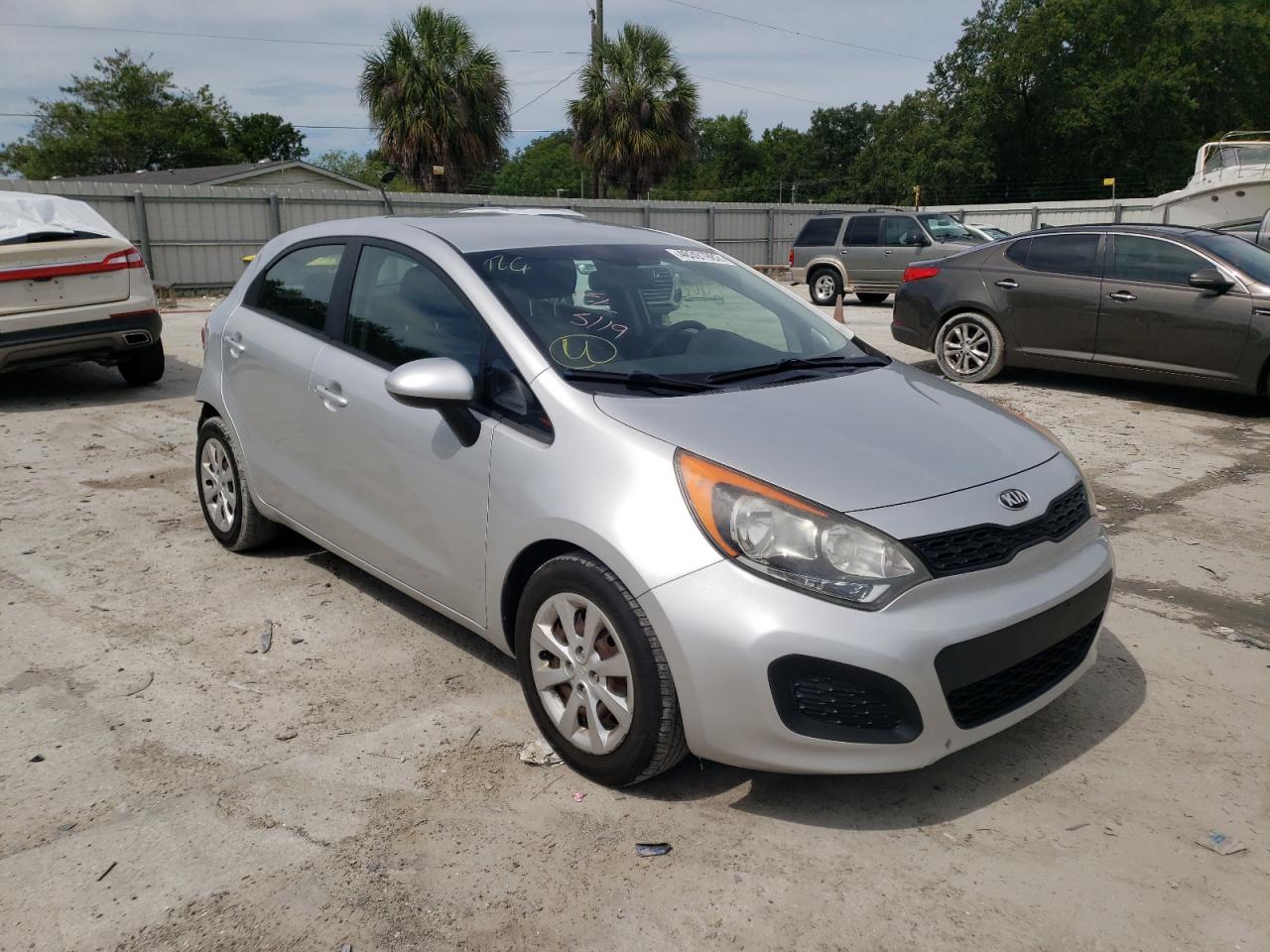 KIA RIO LX 2013 with VIN KNADM5A37D6233451 - Photo from auction