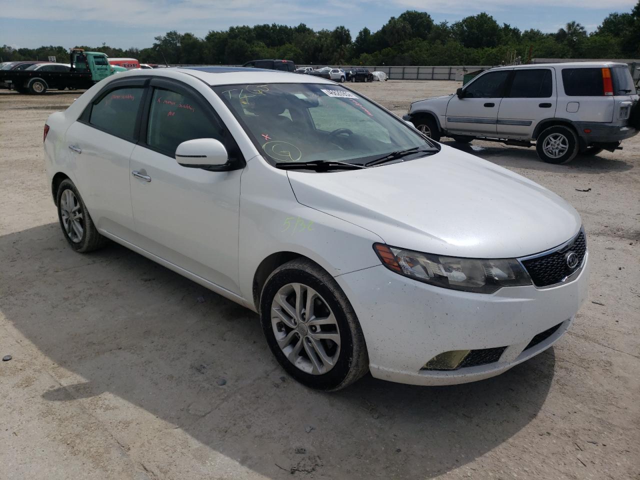 KIA FORTE EX 2012 with VIN KNAFU4A24C5557441 - Photo from auction