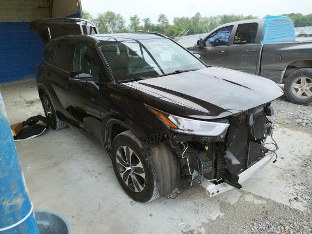 TOYOTA HIGHLANDER 2020 with VIN 5TDHZRAH8LS031158 - Photo from auction