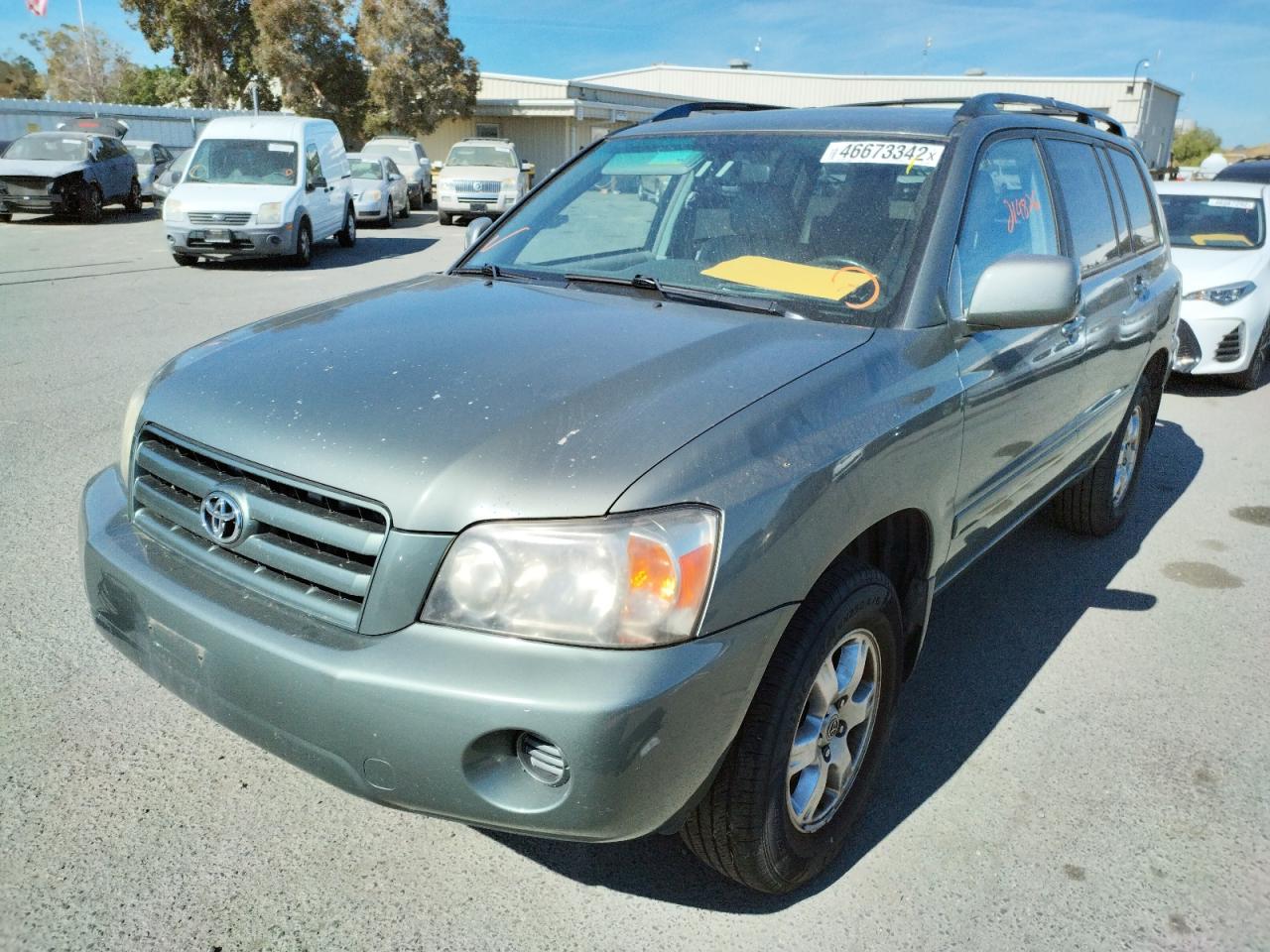 Photo 2 from auction – 2007 TOYOTA HIGHLANDER with VIN JTEEP21A170212593