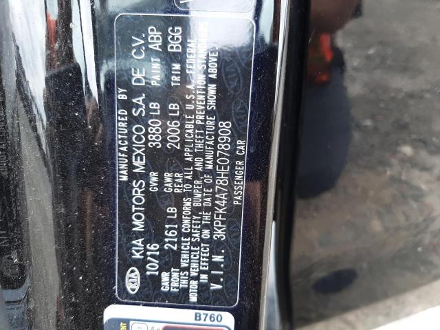 Фото 10 с аукциона – 2017 KIA FORTE LX с VIN 3KPFK4A78HE078908