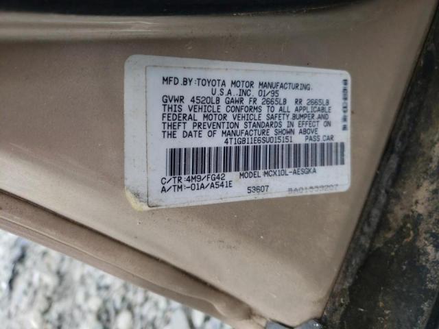 Photo 10 from auction – 1995 TOYOTA AVALON XLS with VIN 4T1GB11E6SU015151