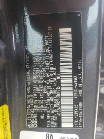 Photo 10 from auction – 2013 TOYOTA VENZA LE with VIN 4T3ZA3BB2DU064515