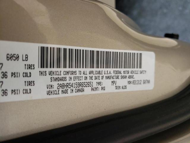 Photo 10 from auction – 2009 CHRYSLER TOWN & COU with VIN 2A8HR54159R652651