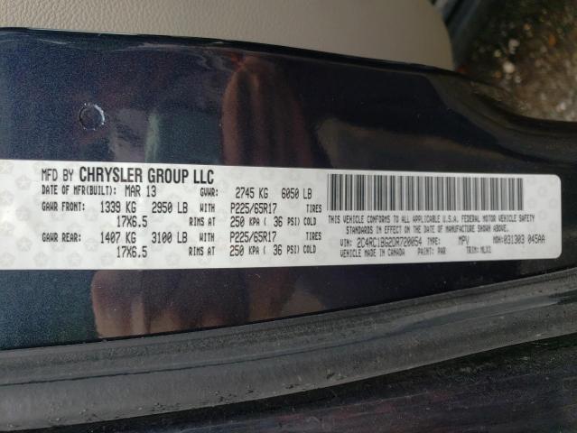 Photo 10 from auction – 2013 CHRYSLER TOWN & COU with VIN 2C4RC1BG2DR720054