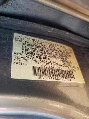 Photo 10 from auction – 2011 NISSAN VERSA S with VIN 3N1BC1AP3BL420748