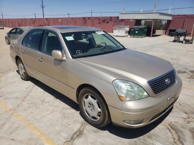 LEXUS LS 430 2002 with VIN JTHBN30F920090718 - Photo from auction