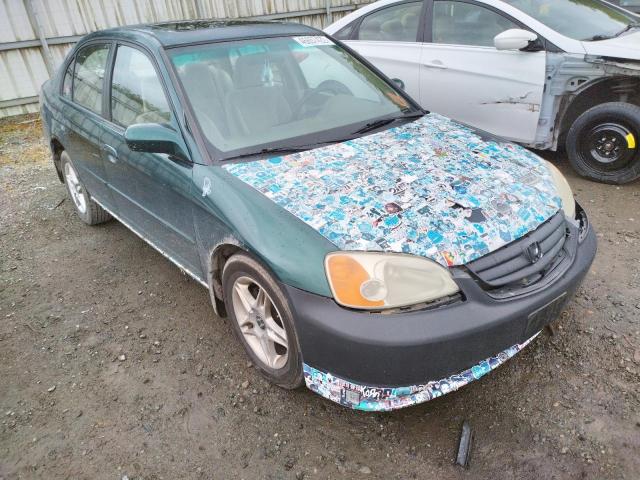 HONDA CIVIC EX 2002 with VIN 2HGES26832H552245 - Photo from auction