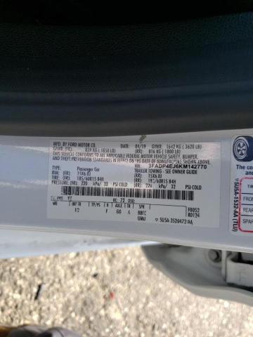 Photo 10 from auction – 2019 FORD FIESTA with VIN 3FADP4EJ6KM142770