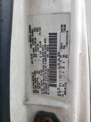 Photo 10 from auction – 2000 FORD ECONOLINE with VIN 1FTNS2429YHB21968