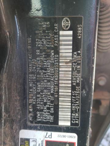 Photo 10 from auction – 2013 TOYOTA CAMRY L with VIN 4T1BF1FK5DU253170