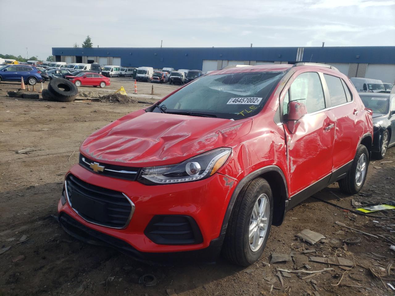 Photo 2 from auction – 2018 CHEVROLET TRAX 1LT with VIN 3GNCJLSB0JL272425