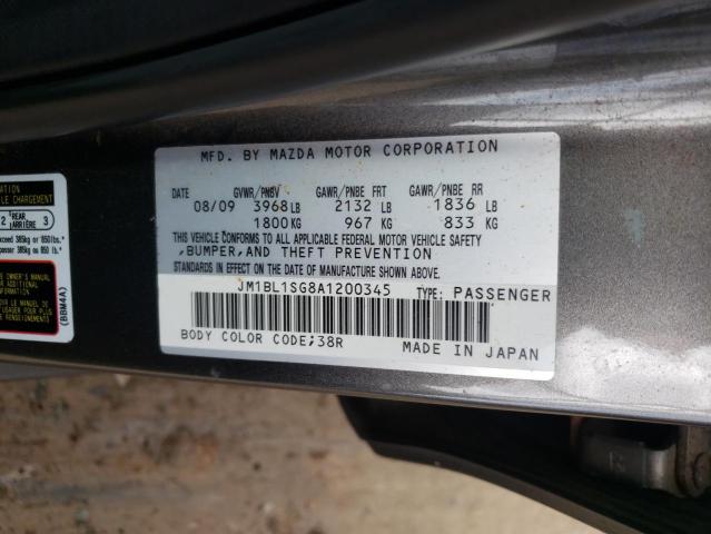 Photo 10 from auction – 2010 MAZDA 3 I with VIN JM1BL1SG8A1200345