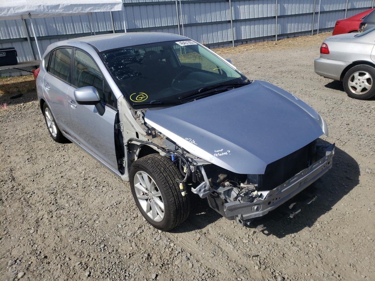 SUBARU IMPREZA PR 2014 with VIN JF1GPAC63E8275800 - Photo from auction